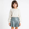 Short Polipiel Casual Para Niña Mod.4223 Marca Mayoral® Salvia Lisa 4 Años