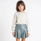 Short Polipiel Casual Para Niña Mod.4223 Marca Mayoral® Salvia Lisa 6 Años