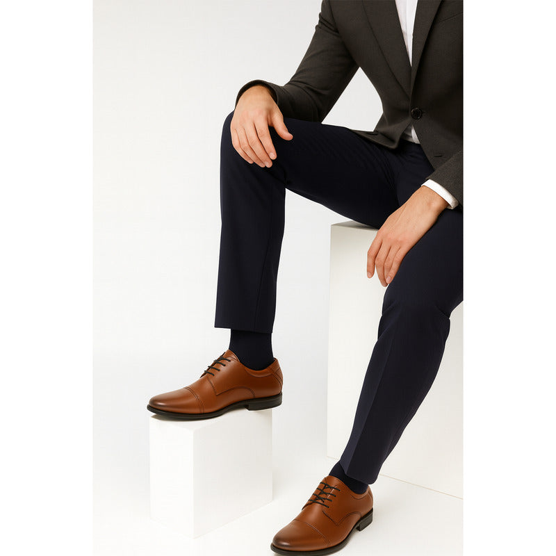 Zapato Derby Vestir Para Hombre Mod.90725 Flexi®