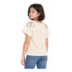 Blusa Ligera Casual Infantil Y Juvenil 6006 Marca Mayoral® Hueso Lisa 10 Años