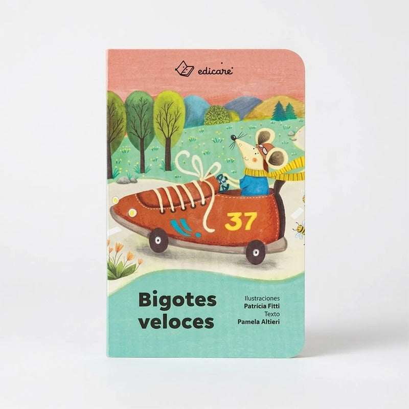 Libro + Rompecabezas Educativo Infantil 50pz Bigotes Veloces
