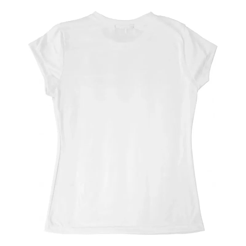 Blusa Básica Suave Casual Para Mujer Apx-0213 Marca Aspik® Blanco Lisa Ch