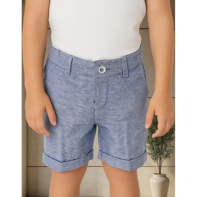 Bermuda Lino Para Niño Mod.3267 Cian Marca Mayoral®
