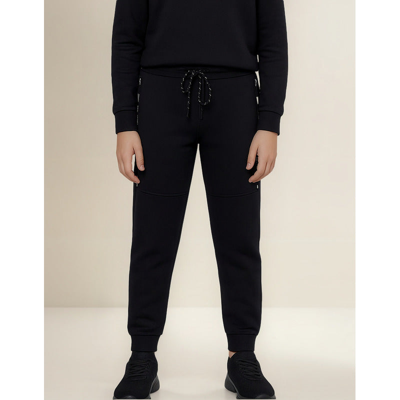 Pants Deportivo Para Niño Mod.6520 Marca Mayoral® Negro Liso 12