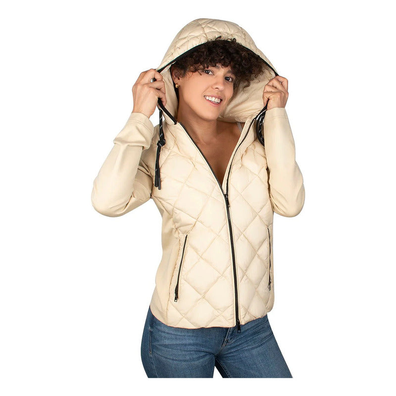 Chamarra Capitonada De Mujer Mod. Dw86-vpol6990 Greenlander®