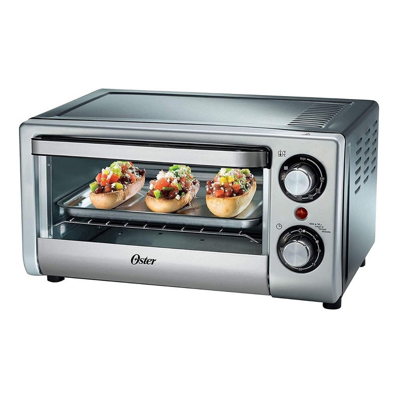 Horno Tostador De Mesa Mod.tssttv10ltb Marca Oster® Plata