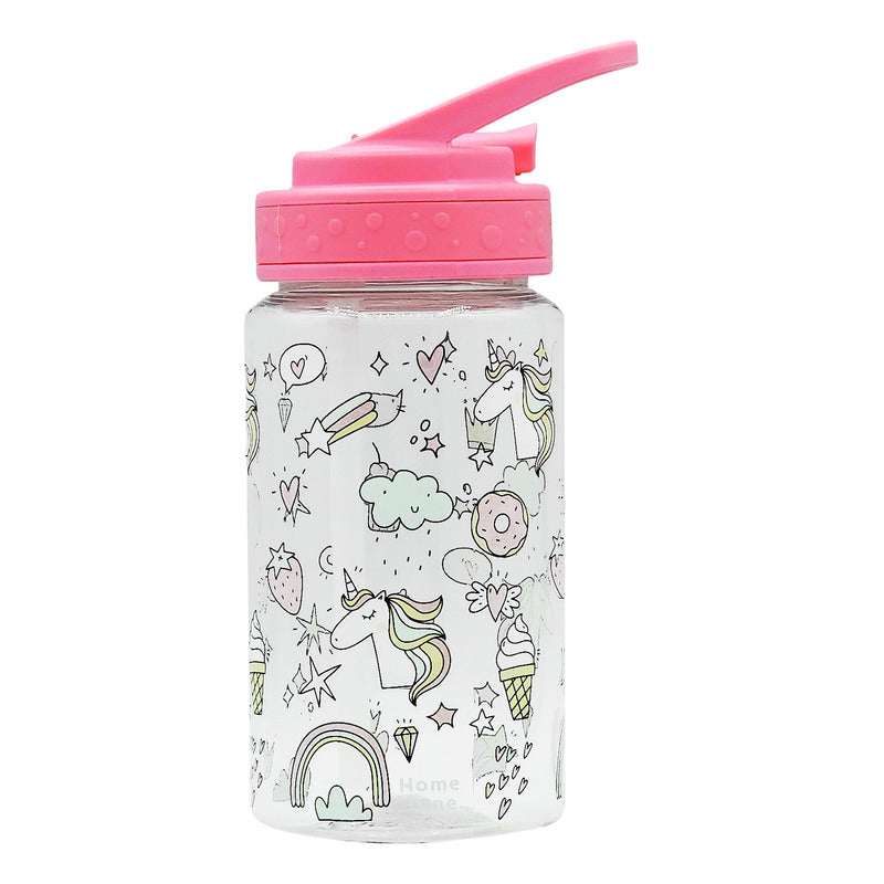 Botella De Agua 450 Ml Para Niños Diseños Divertidos