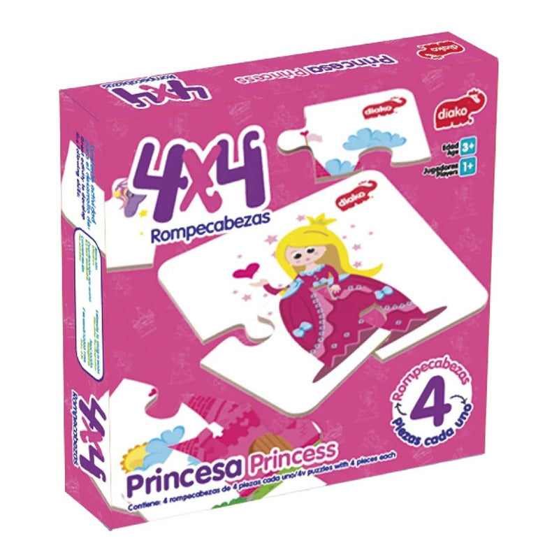 Rompecabezas De Princesas Mod.bu-1514 Marca Diako®