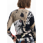 Suéter Diseño Christian Lacroix 25swjf27/9019 Desigual® Multicolor Collage Xs