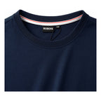 Playera Casual Para Hombre Mod. A61404 Marca Bobois® Azul Marino Ch Lisa