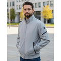 Chamarra Ligera Tipo Bomber Cw89-pol8728 Greenlander® Gris Claro M Lisa