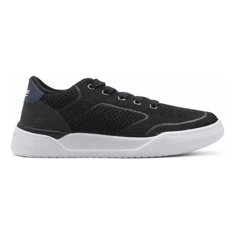 Tenis Para Caballero Mod.d2125711 Marca Dockers® Negro Texturizado 27.5 Mx