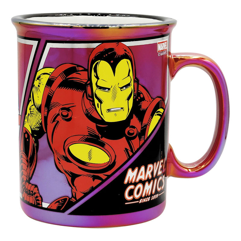 Taza Tarro Iridiscente De Ceramica 790ml Modelos Animados