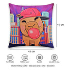Cojín Reversible Infantil 45x45 Ultra Suave Providencia®