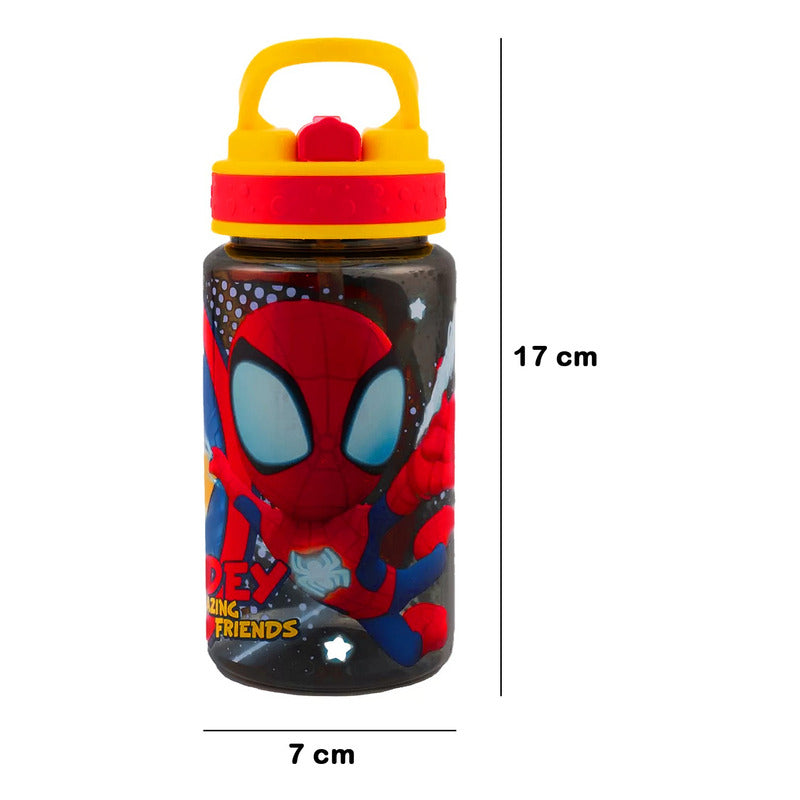 Botella De Agua 500 Ml Para Niños Con Aza