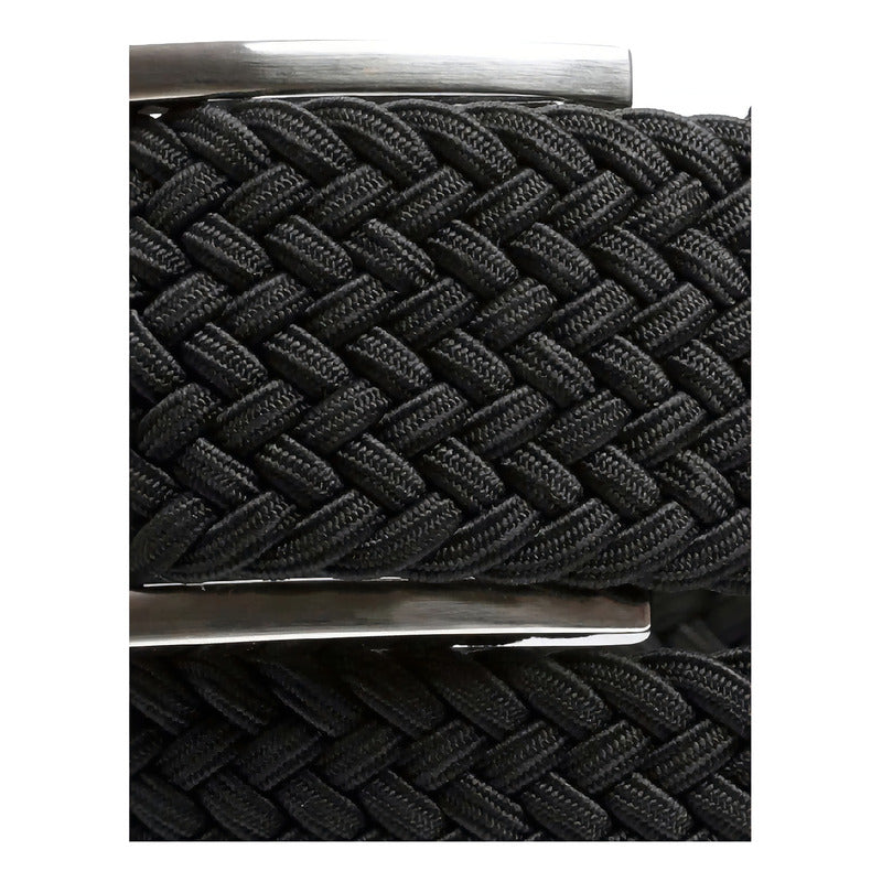 Cinturón Trenzado Casual Para Hombre Mod.dmtbn-w001 Dockers® Color Negro Talla 42