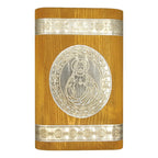 Set Para Bautizo Vela+concha+toalla+caja De Madera
