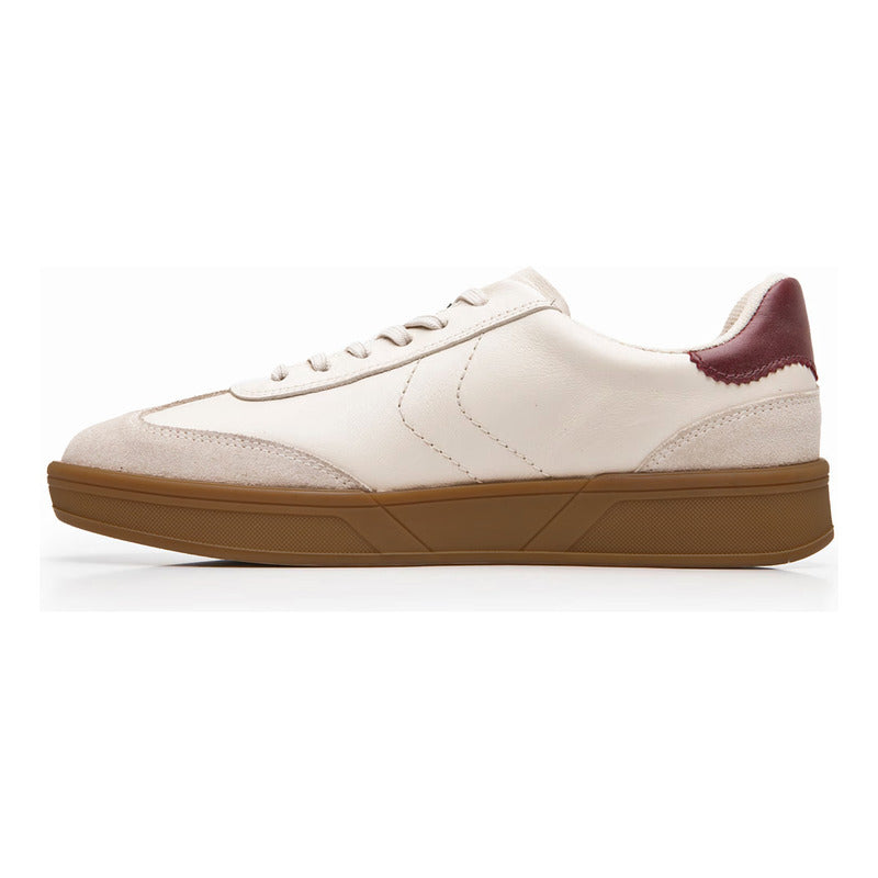 Tenis  Sneaker Casual Dama Mod.134503 Milan Marca Flexi® Algodón Lisa 26 Mx