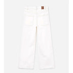 Pantalón Casual Largo Juvenil Mujer M. 6549 Marca Mayoral® Blanco Sarga 16 Años