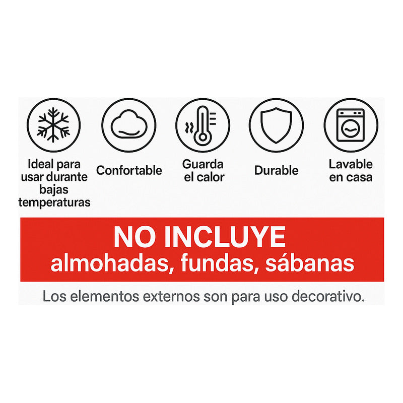 Cobertor Borrega Individual 1.50m X 2.00m Marca Providencia®