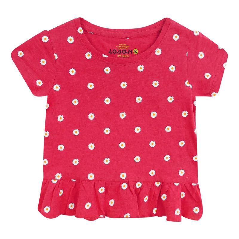 Blusa De Niña Con Estampado Mod.316-1012al Marca Losan®