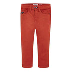 Pantalon Slim Fit Para Niño Mod.4510 Marca Mayoral® Fosforo Liso 6 Años