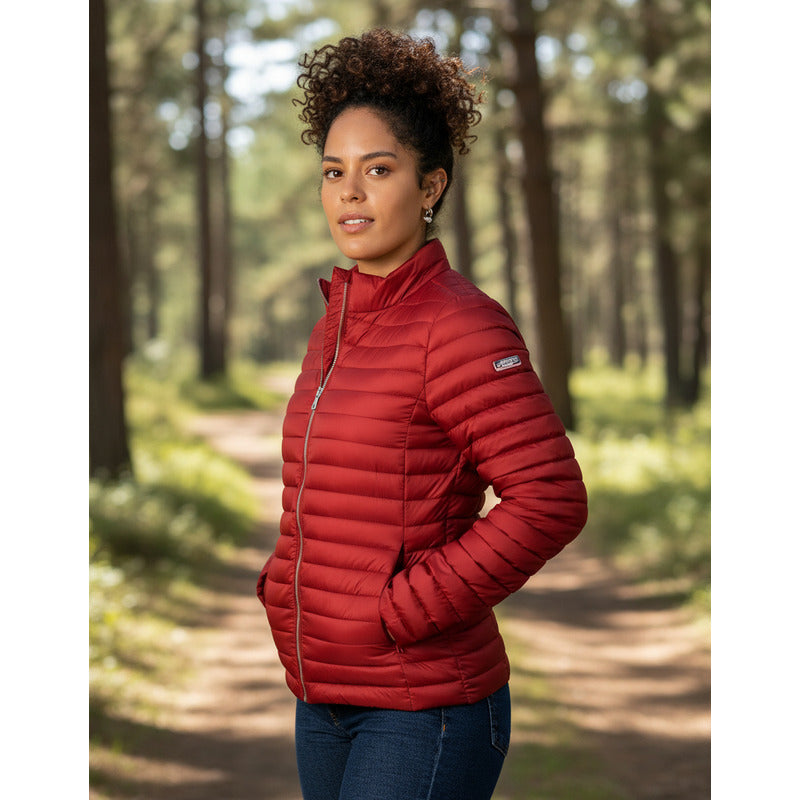Chamarra De Pluma Para Dama Mod. Dw86-pol8957 Greenlander®