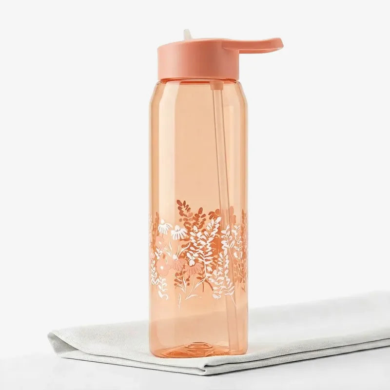 Botella De Plástico Ligera Con Asa 946ml Marca Zak!® Coral Claro