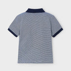 Playera Polo Para Niño Mod. 3105 Marca Mayoral® Marino 7 Años Lisa