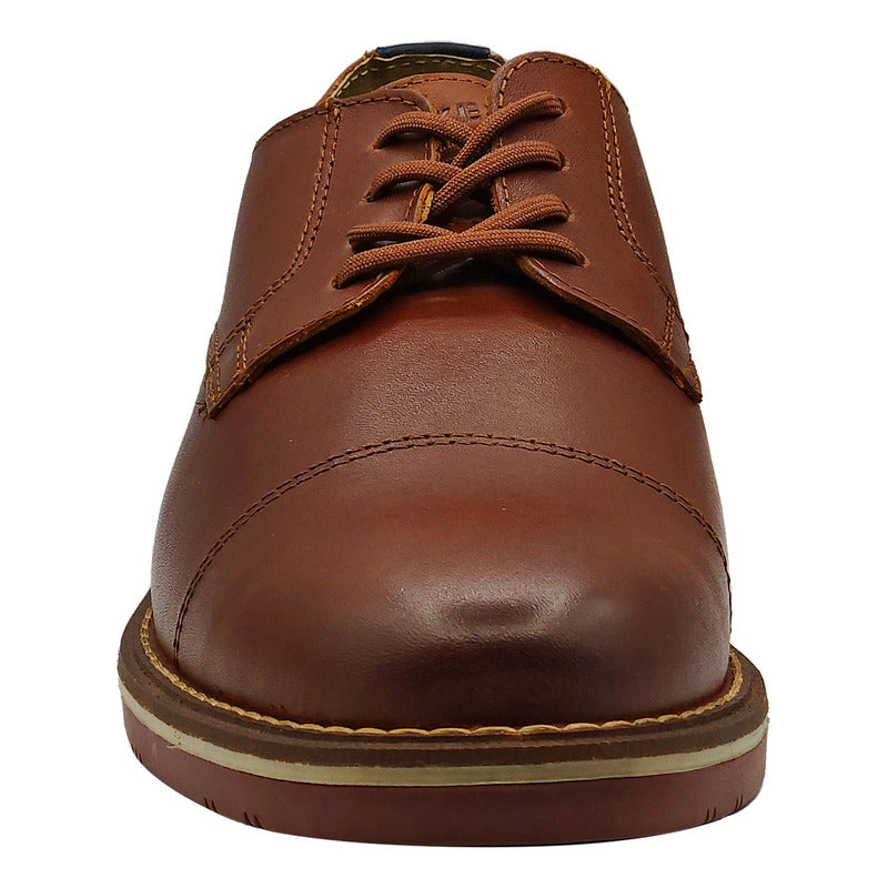 Zapato Formal Para Hombre Mod. D2125691 Marca Dockers® Chocolate Lisa 28 Mx