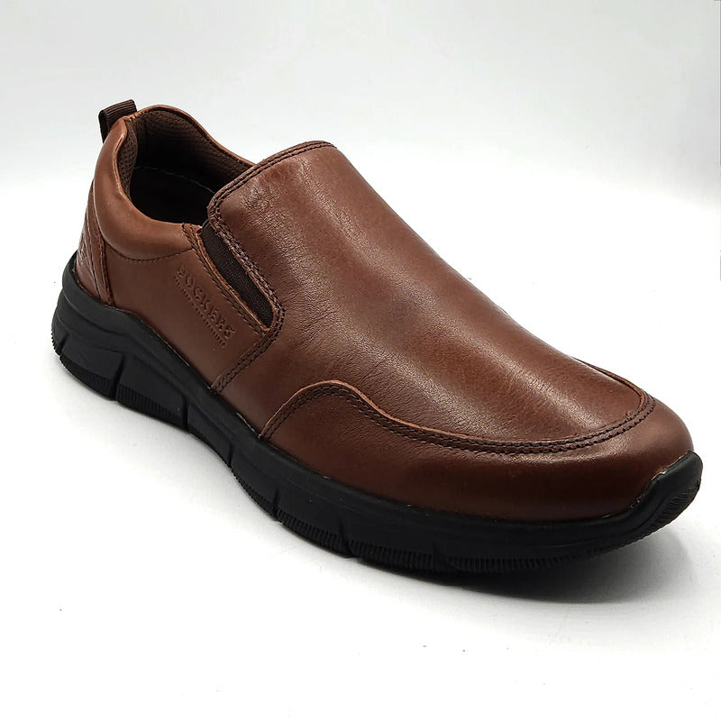 Zapato Casual  Para Caballero Mod. D2126762s Marca Dockers® Caoba Lisa 26 Mx