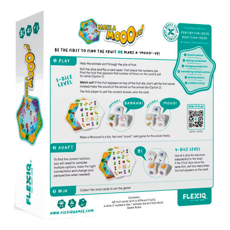 Juego De Mesa Make A Mooove Fxg-103 Marca Flexiq®