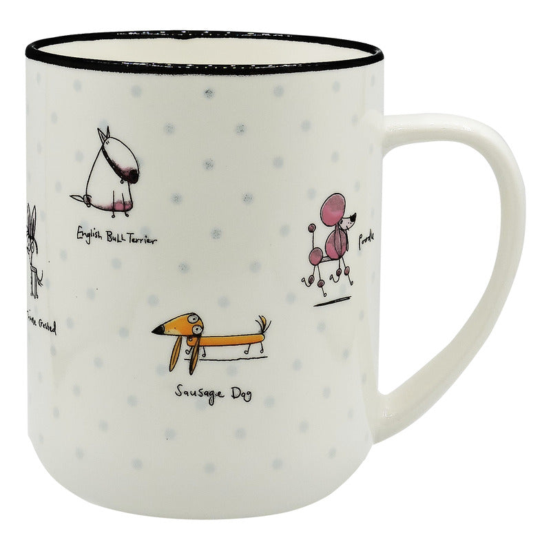 Taza Tarro Grande De Porcelana 620ml Diseños Animados