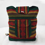 Mochila Artesanal Tejida Tipo Morral Con Bolsillo Frontal 10kg