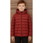 Chamarra Ultraligera Para Niño Mod.7456 Marca Mayoral® Terracota 8 Años Capitonado