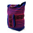 Mochila Artesanal Tejida Tipo Morral Con Bolsillo Frontal 10kg