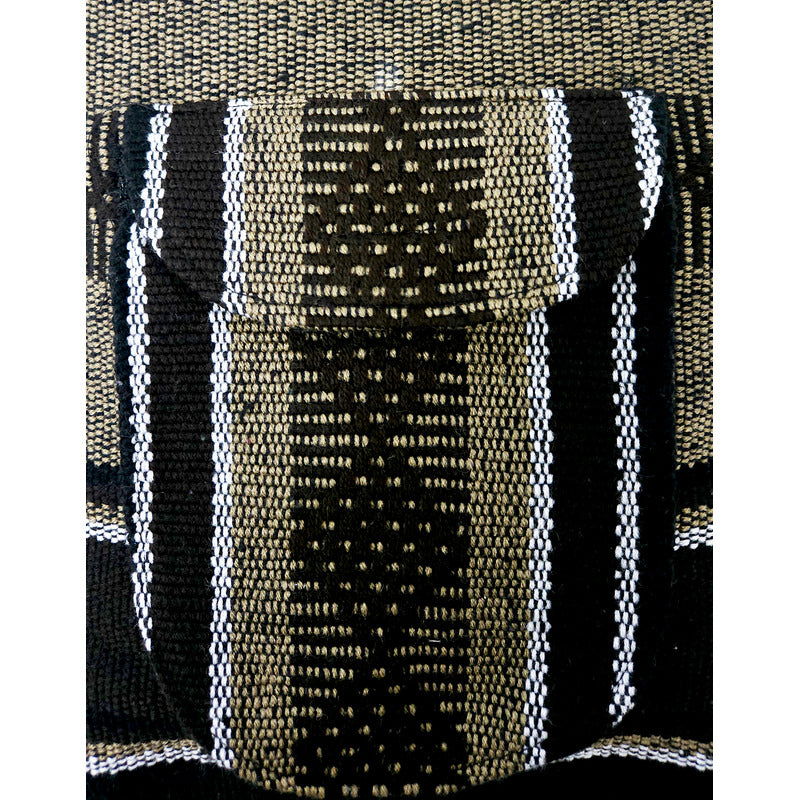 Mochila Artesanal Tejida Tipo Morral Con Bolsillo Frontal 10kg