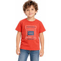 Playera Casual Para Niño Mod.3063 Marca Mayoral® Rojo Arcade 5 Años Lisa