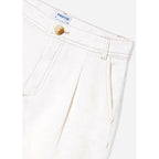 Pantalón Casual Largo Juvenil Mujer M. 6549 Marca Mayoral® Blanco Sarga 16 Años