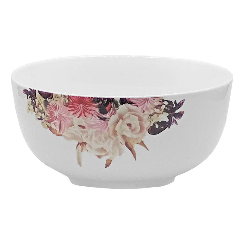 Platos Bowls Porcelana Mod.sensorial Marca Crown Baccara® Beige