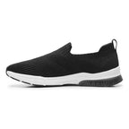 Tenis Para Mujer Con Gel Anti Shock Mod.105126 Marca Flexi® Negro Lisa 25 Mx