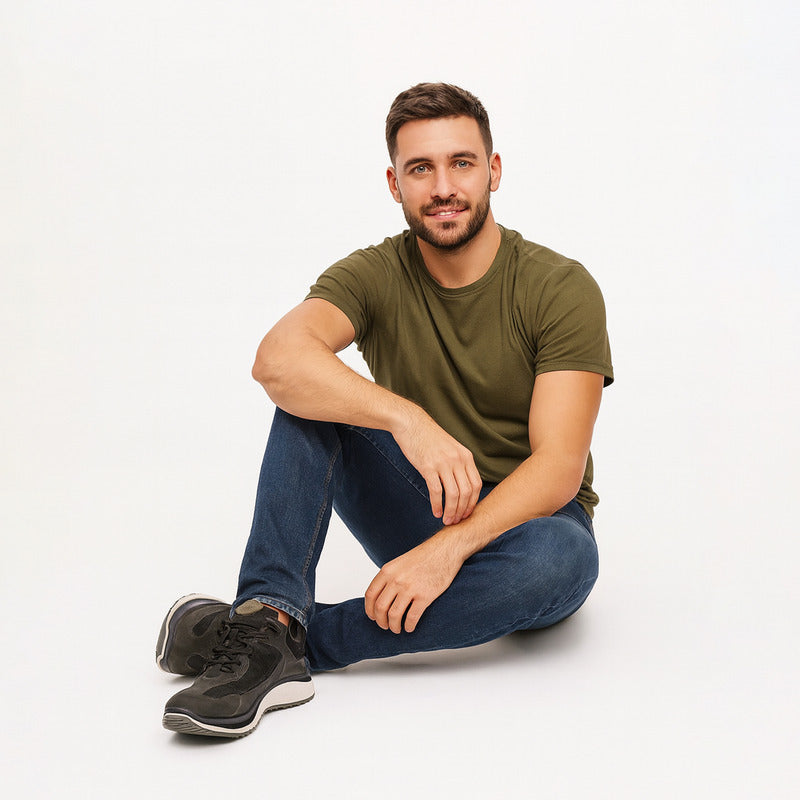 Tenis Outdoor Country Para Hombre Mod.420308 Marca Flexi®