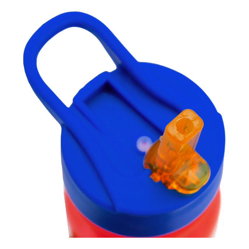 Lonchera Infantil De Plástico Con Botella Diseños Varios