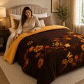 Edredón Jumbo De Borrega King Size 2.30mx2.40m Providencia® Kansas Multicolor