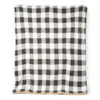 Cobertor Borrega Suave Matrimonial 180x220m Providencia® Cuadros 400 G Grises