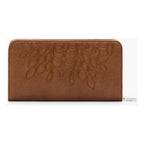 Cartera Mediana Con Bordado 26sayp2 Marca Desigual® Marrón Floreado