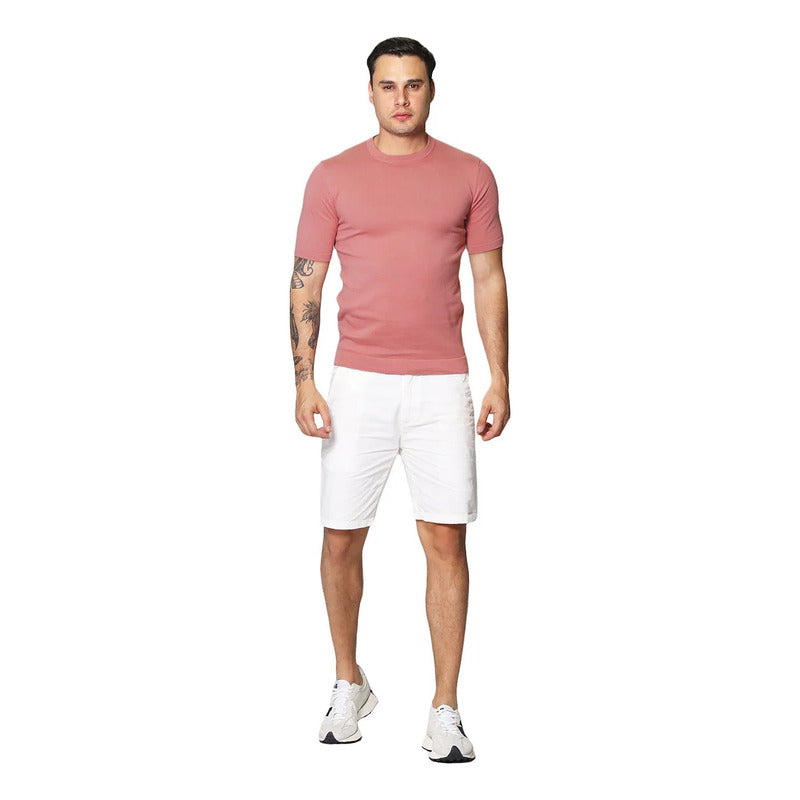 Playera Casual De Hombre Mod. A41454a Marca Bobois®