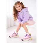 Tenis Para Niña Mod.203401 Marca Coqueta Y Audaz® Lavanda Lisa 25 Mx