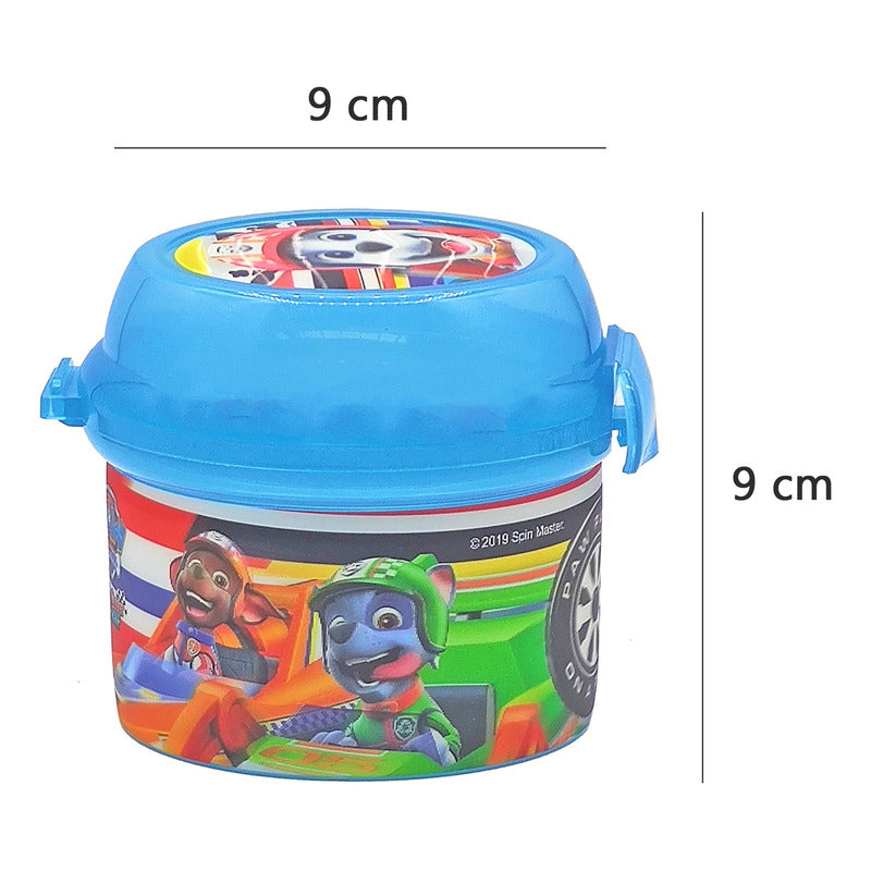 Topper Recipiente Para Comida Diseño Lenticular Niños
