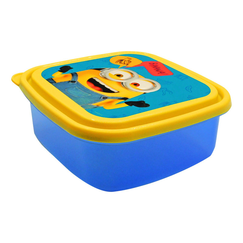 Recipiente Infantil Escolar Para Comida Diseños Varios
